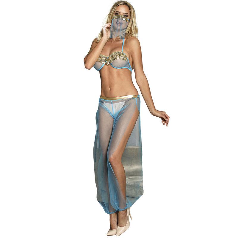 INDIA STYLE BLUE LINGERIE SET S/M