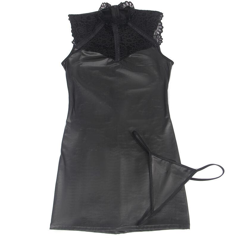 SEXY LEATHER DRESS S/M