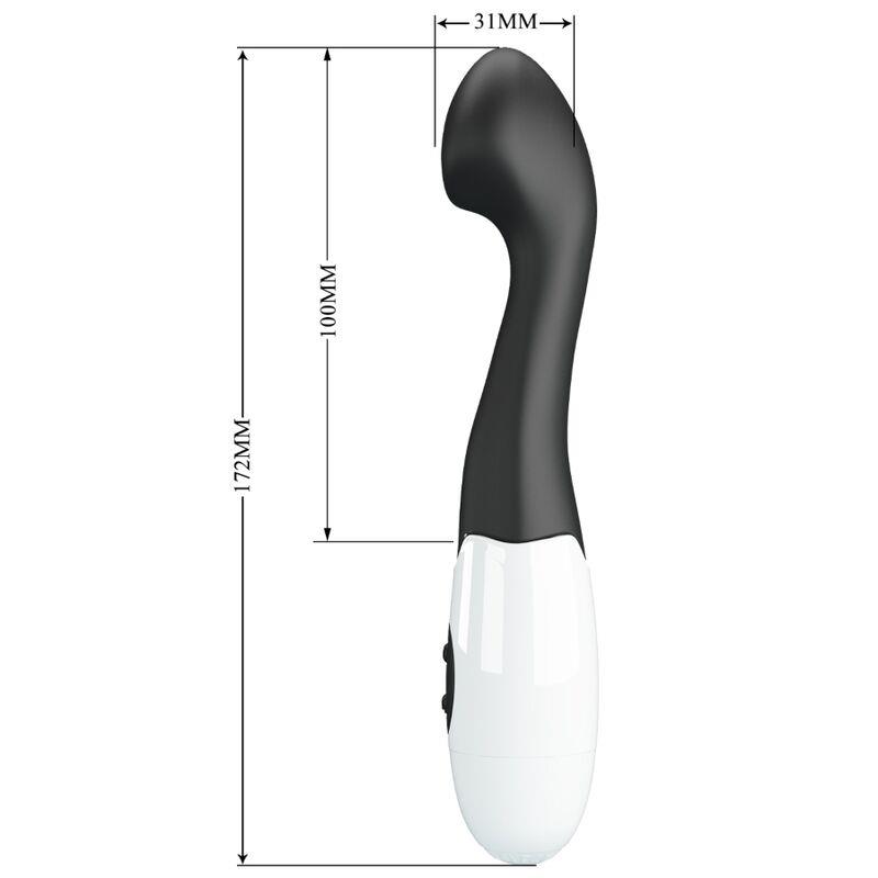 CHARLES G-SPOT VIBRATOR 30 MODOV ČRNA