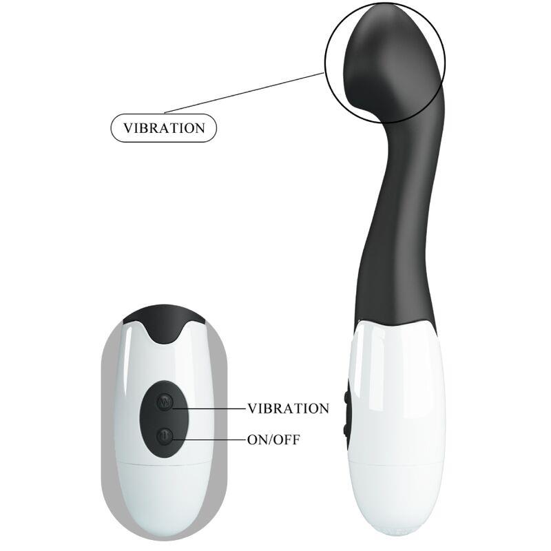 CHARLES G-SPOT VIBRATOR 30 MODOV ČRNA