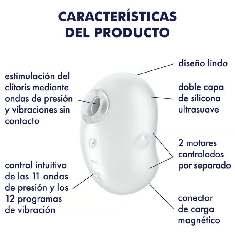 CUTIE GHOST LAY-ON VIBRATOR WHITE