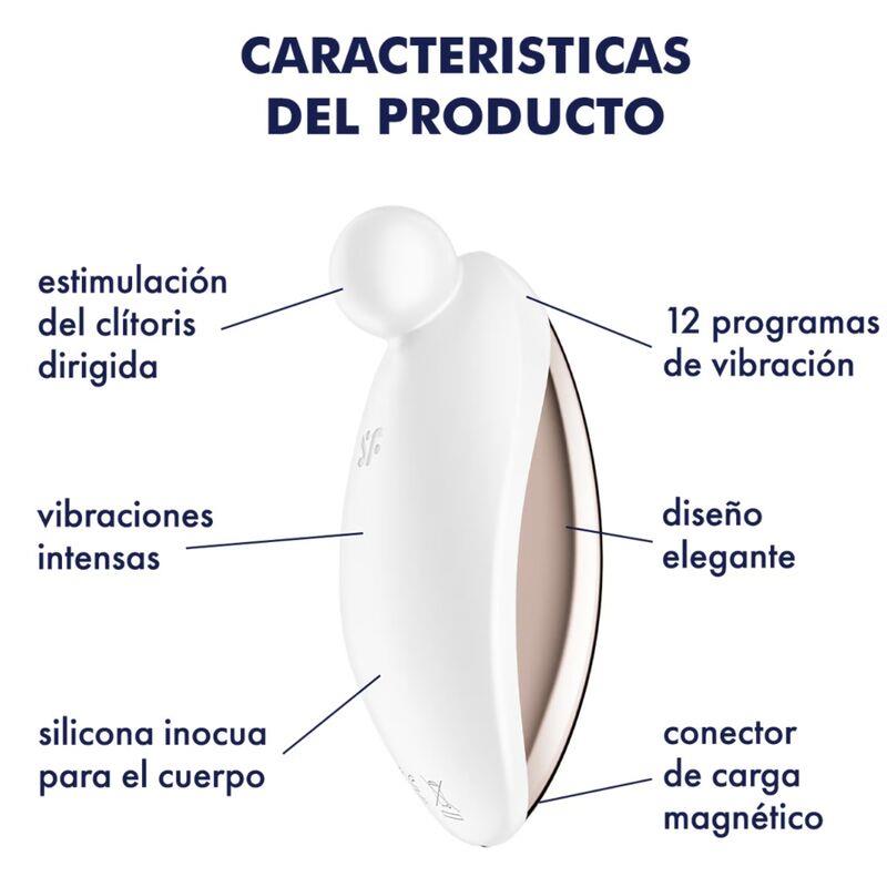 SPOT ON 2 LAY-ON VIBRATOR WHITE