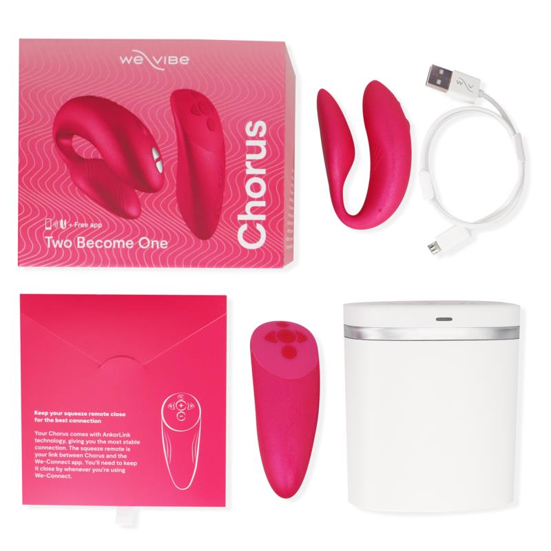 CHORUS VIBRATOR ZA PAROVE S KONTROLOM STISKA ROZA