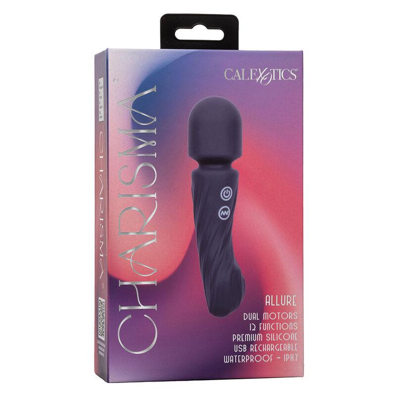 CHARISMA ALLURE MASAŽER DVOJNI MOTORJI 12 FUNKCIJ 17.25 CM X 4.5 CM VIOLETNA