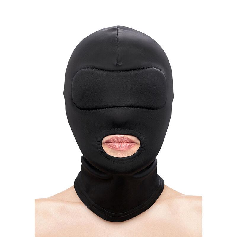 FETISH & FASHION MOUTH HOOD NYLON BLACK