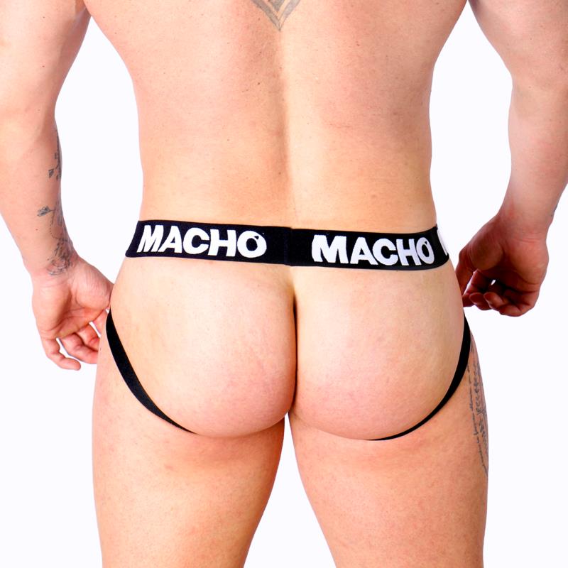MX25NC JOCK ČRNI USNJENI S