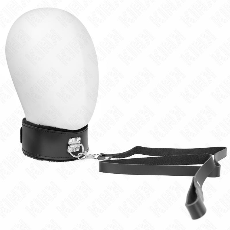 OVRATNIK S PAŠNIKOM 116 CM Z ČRNIM USNENIM TRAKOM PRILAGODLJIV 40-48 CM X 6 CM