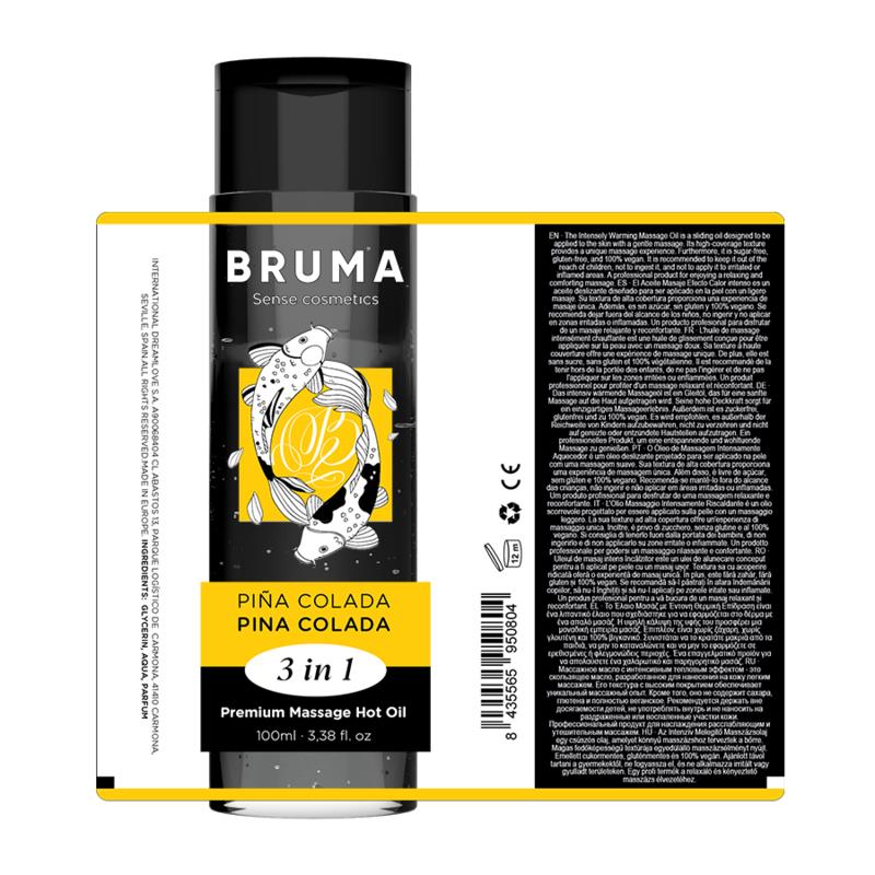 PREMIUM MASAŽNO ULJE S VRELOM EFEKTOM PINA COLADA 3 U 1 - 100 ML