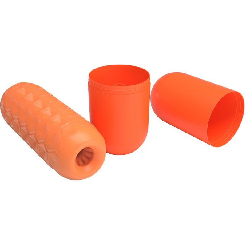 TWIN BALLS MALE MASTURBATOR ORANGE