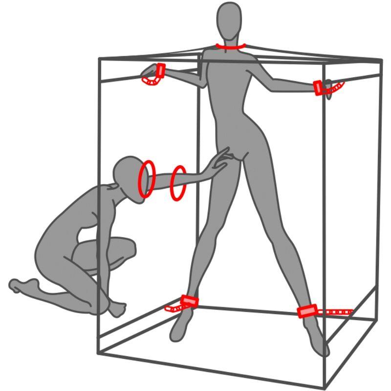 KINK CLUB CABIN SCANDALE BLACK & RED