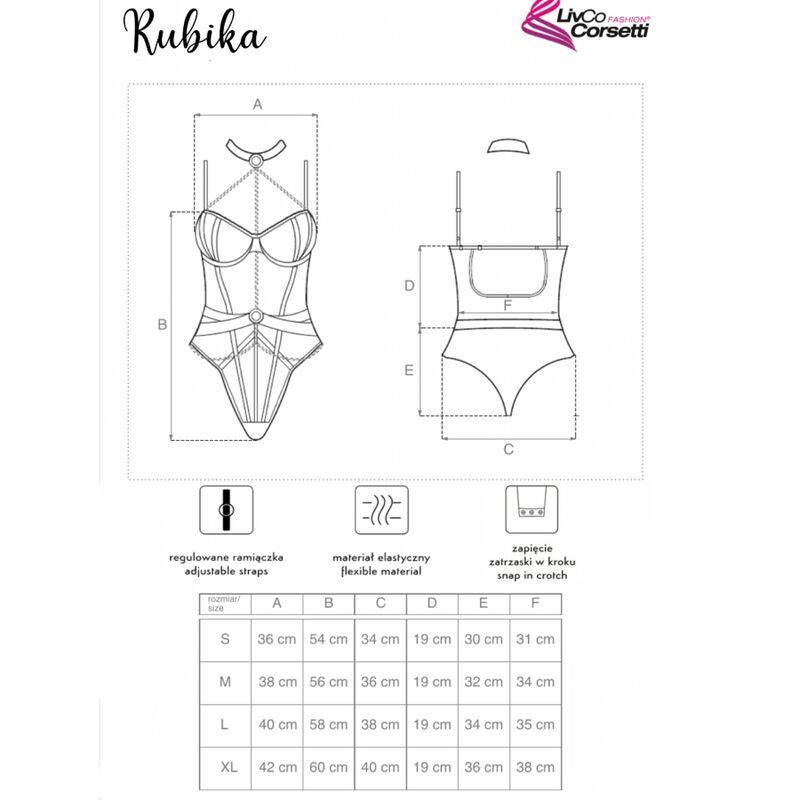 RUBIKA LC XG079 BODY WITH CHOKER BLACK S