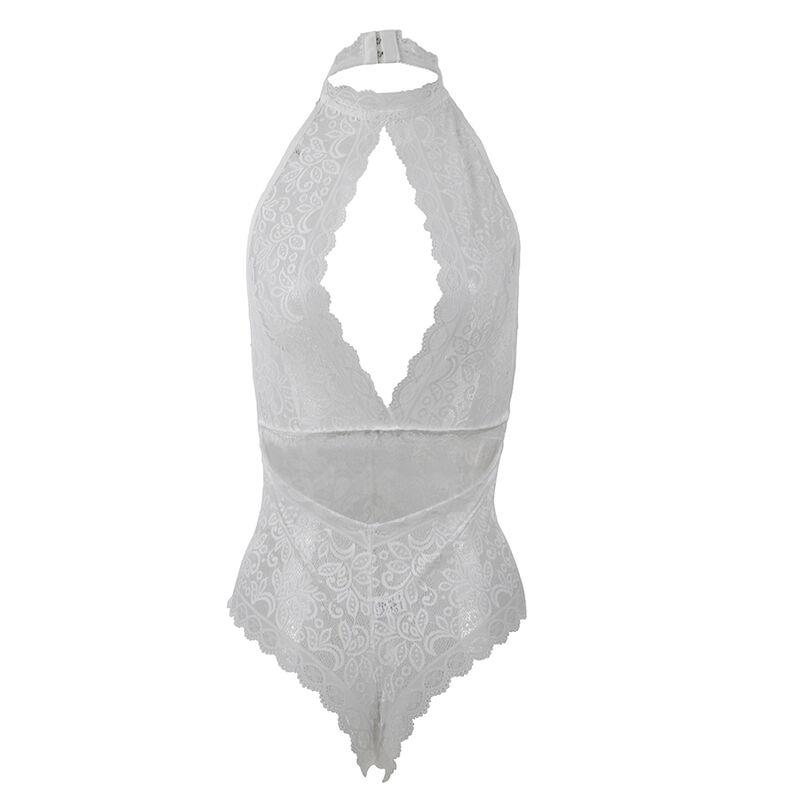 953867 LACE BODYSUIT WHITE L/XL