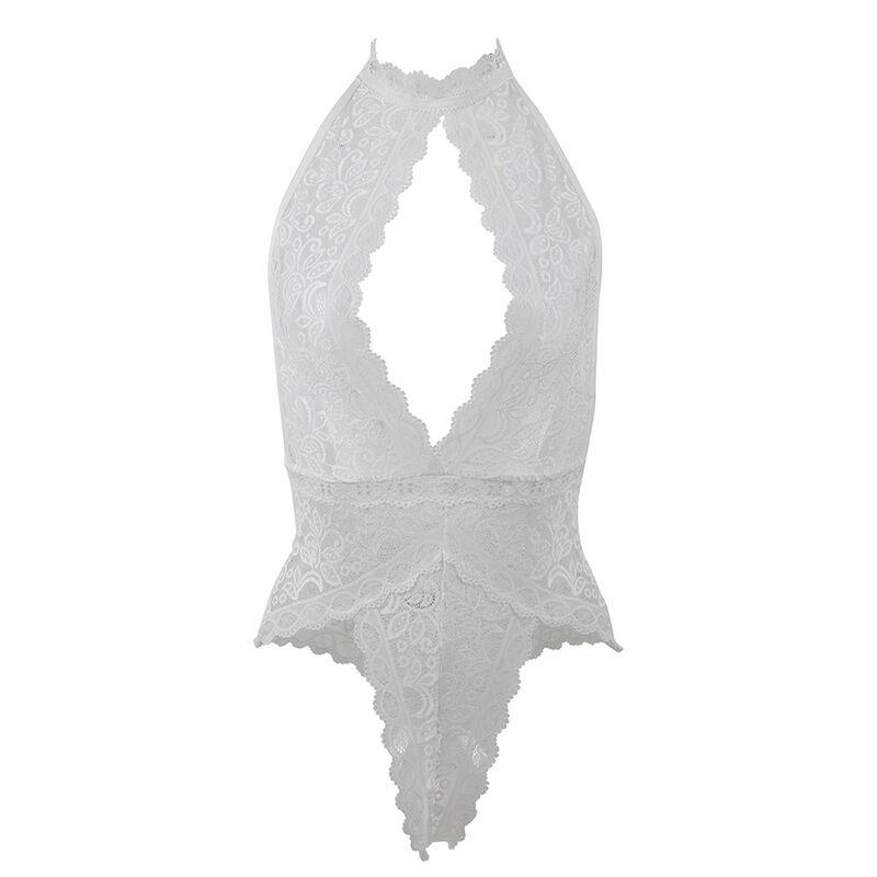 953867 LACE BODYSUIT WHITE L/XL