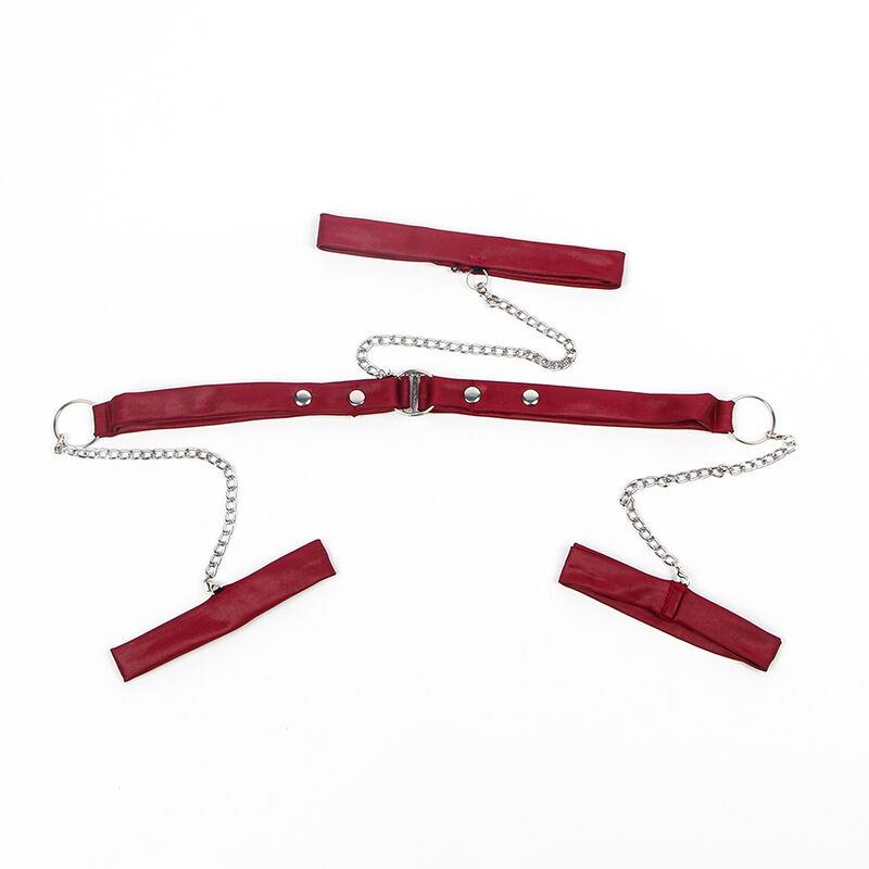 954420 ČIPKASTA BONDAGE HALJINA CRNA S/M