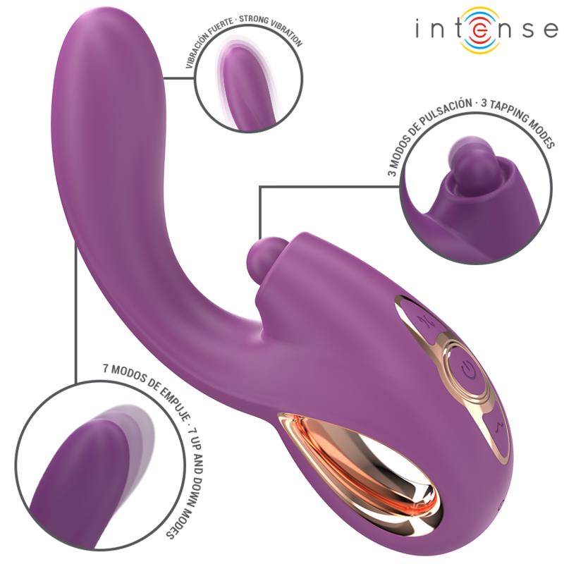 LALI MULTIFUNCTION G-SPOT VIBRATOR TAPPING & THRUST & VIBRATION PURPLE
