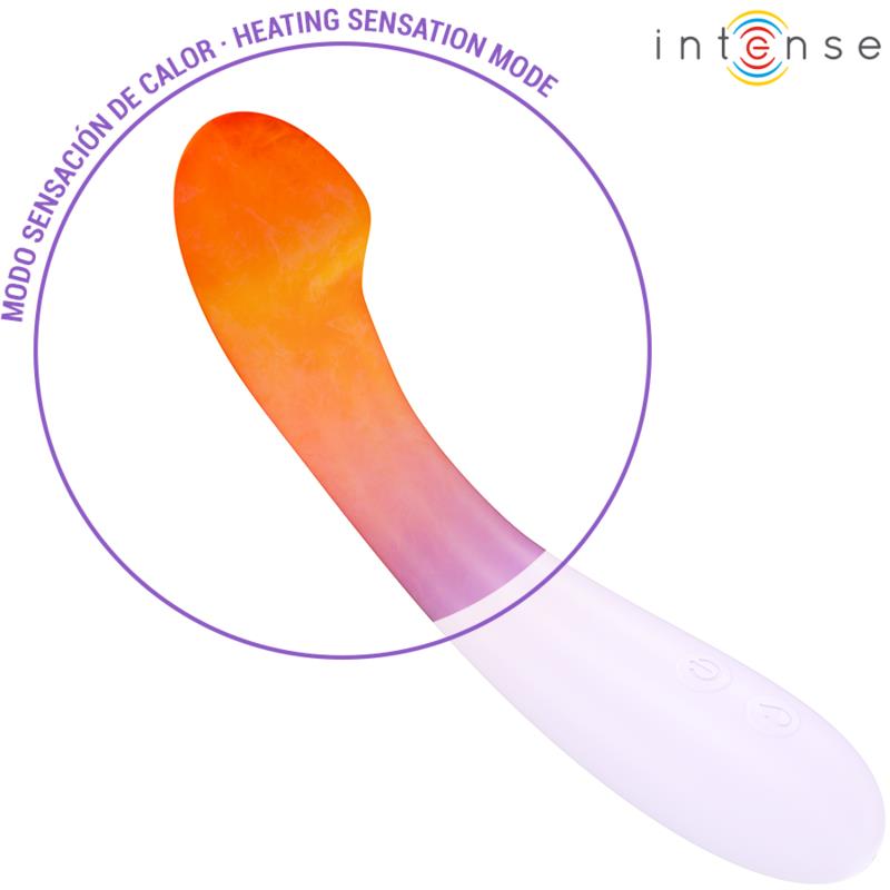 BECKY VIBRATOR 19 CM HEATABLE 7 VIBRATIONS PURPLE