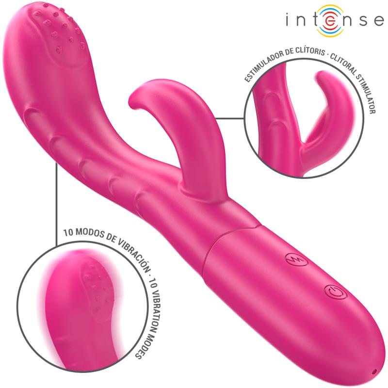AMARA VIBRATOR S STIMULIRAJUĆIM JEZIKOM 10 VIBRACIJA ROZA