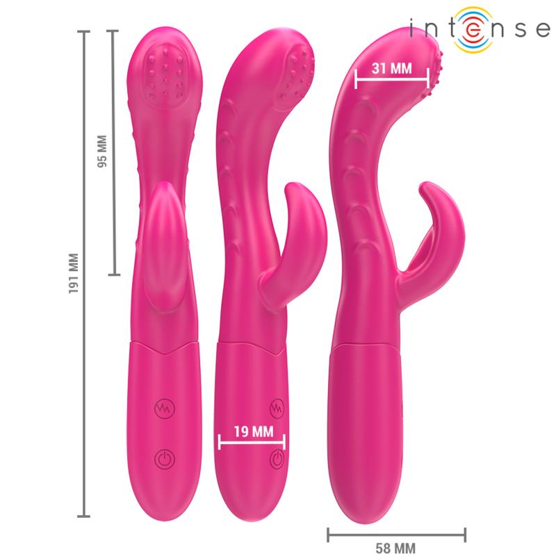 AMARA VIBRATOR S STIMULIRAJUĆIM JEZIKOM 10 VIBRACIJA ROZA