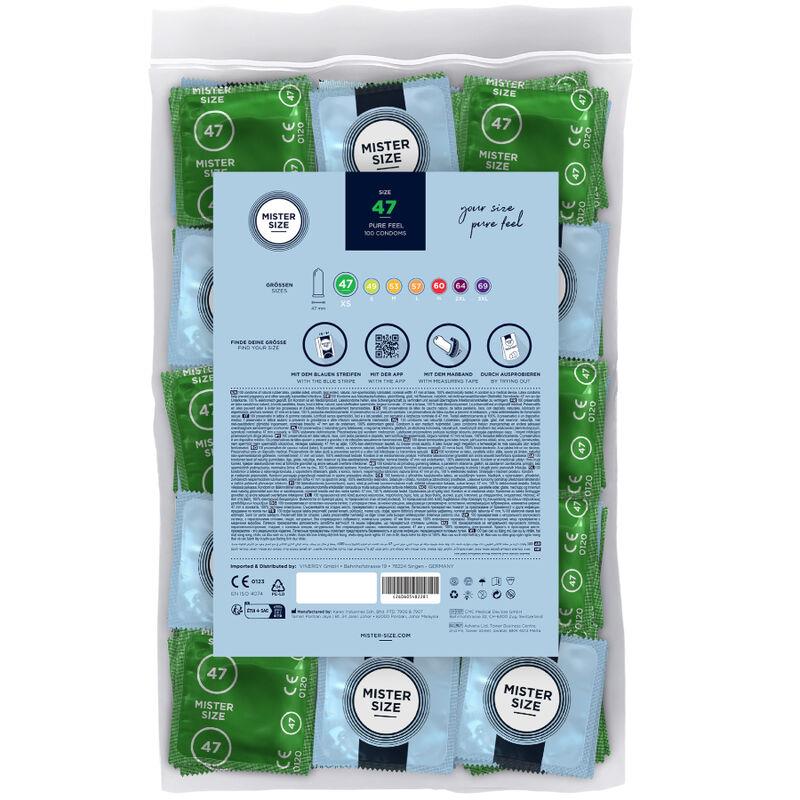 CONDOM SIZE XS 47 MM (100 UNITS)