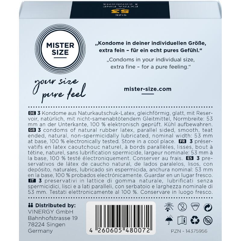 KONDOM VELIKOST M 53 MM (3 ENOTE)