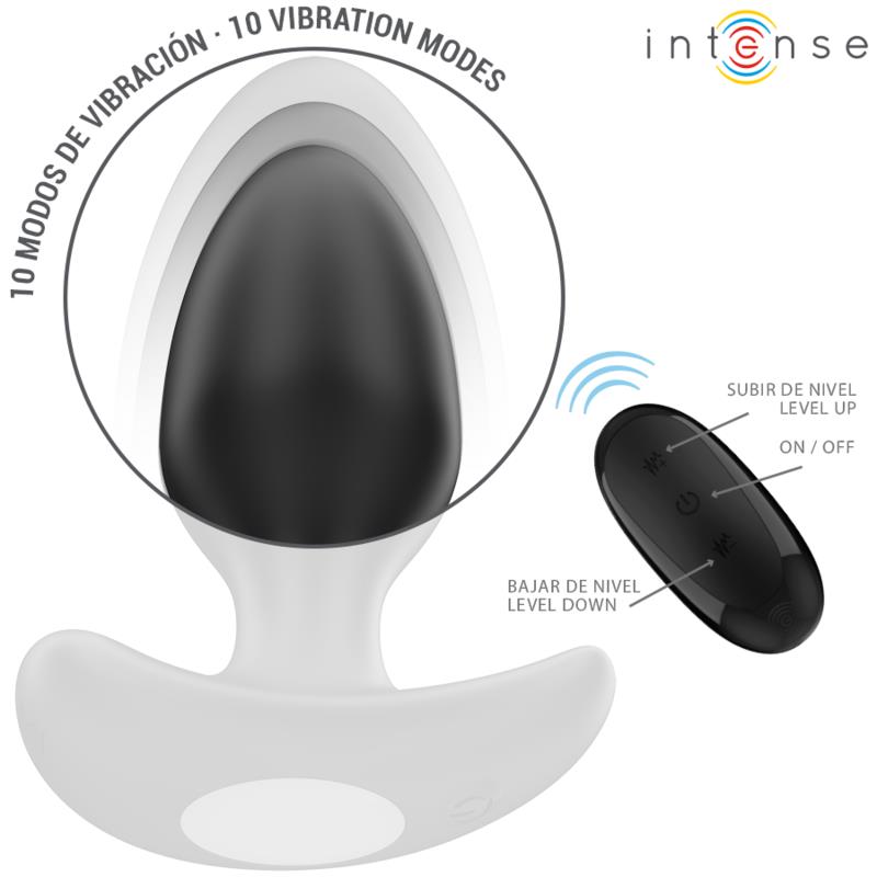 JOEY ANAL PLUG 10 VIBRACIJA CRNI DALJINSKI UPRAVLJAČ