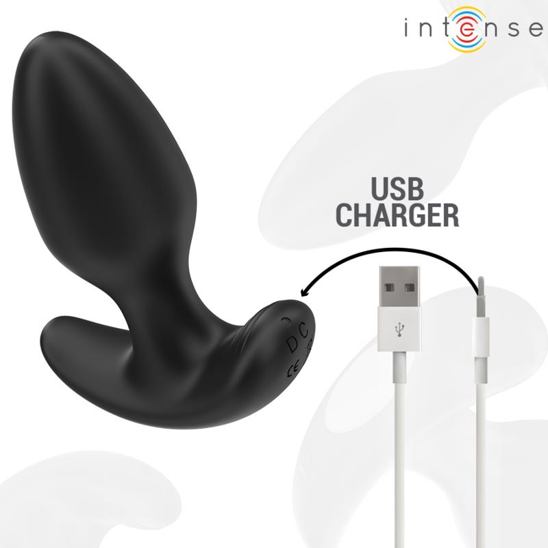 JOEY ANAL PLUG 10 VIBRACIJA CRNI DALJINSKI UPRAVLJAČ