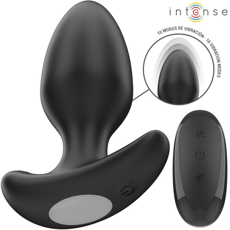 JOEY ANAL PLUG 10 VIBRACIJA CRNI DALJINSKI UPRAVLJAČ