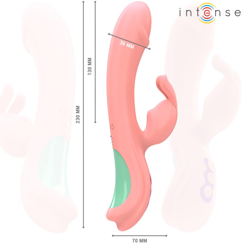 RACHEL RABBIT VIBRATOR 5 VIBRATIONS PINK
