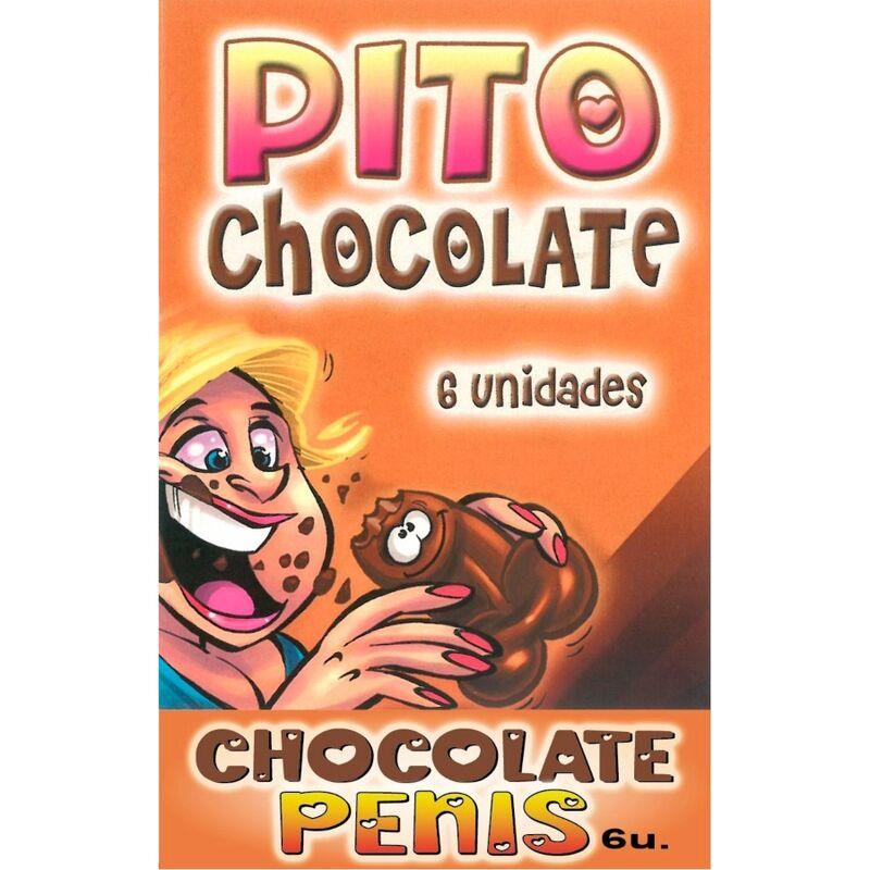 BOX OF 6 PENIS-SHAPED CHOCOLATES
