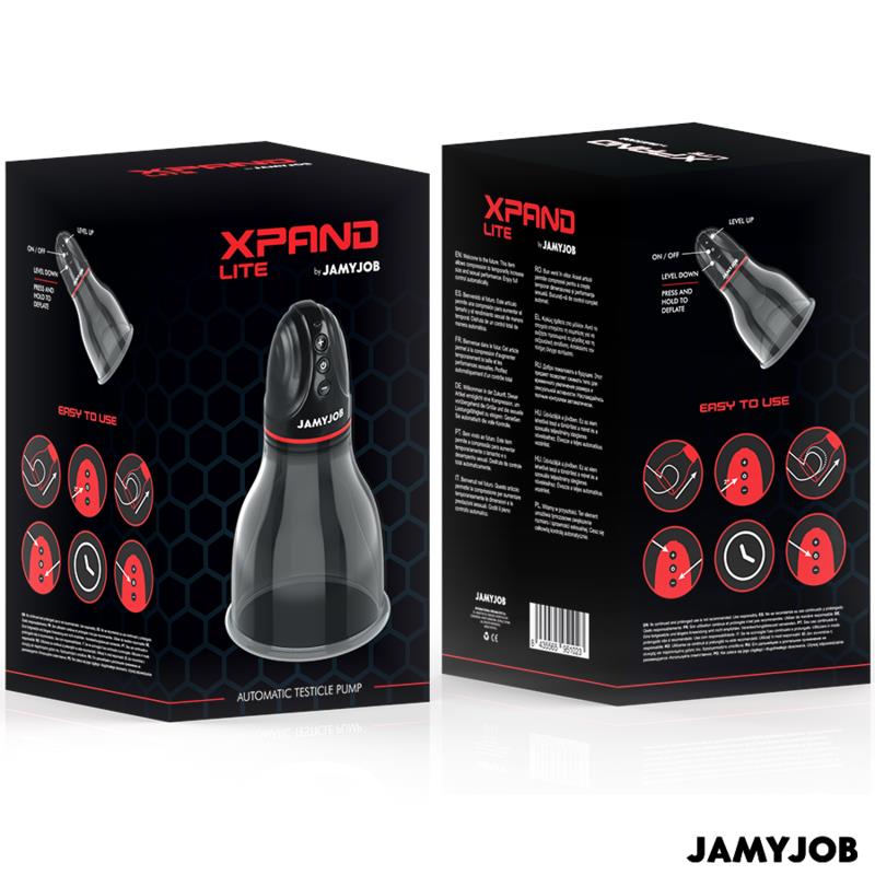 XPAND LITE AUTOMATIC TESTICLE PUMP 3 SUCTION LEVELS GREY
