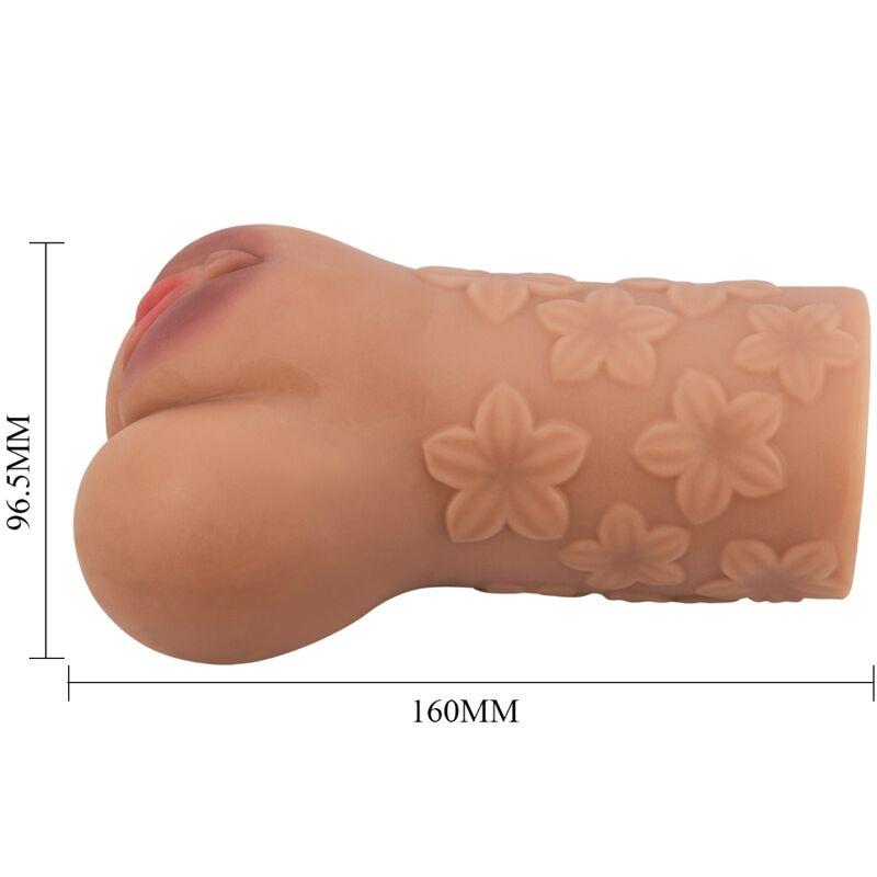 SCARLET VAGINA AND ANUS DESIGN WITH FLOWERS FLESH