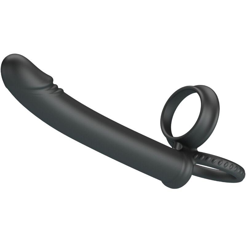 DILLION DOUBLE PENETRATION DOUBLE COCK RING BLACK