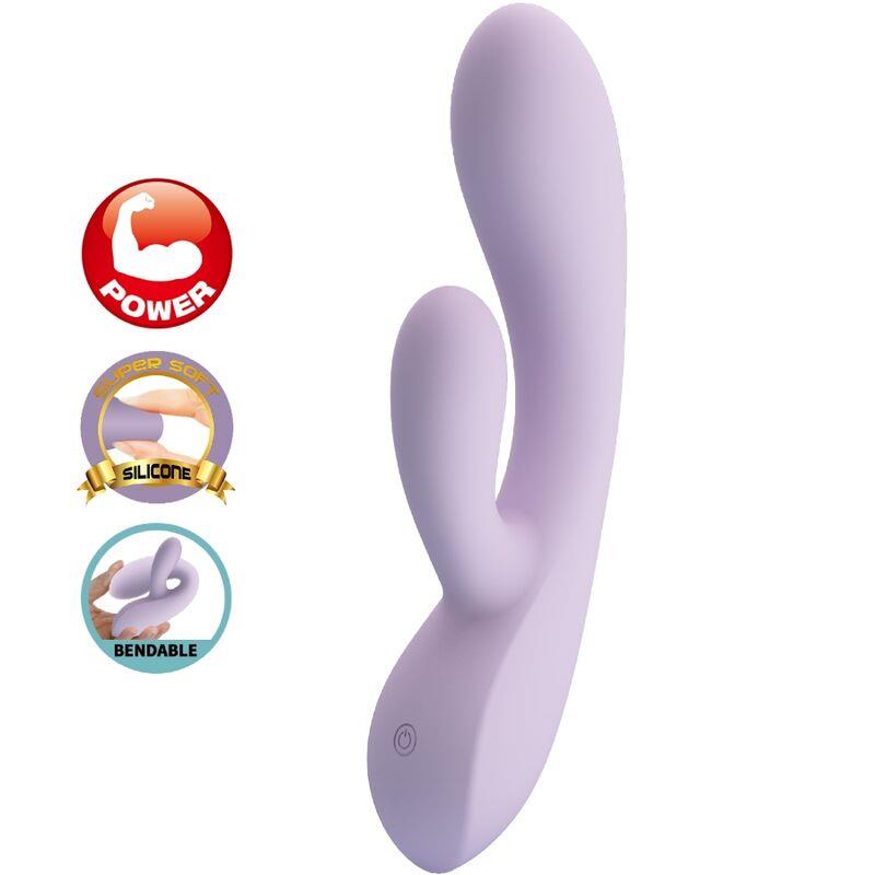 ROSOLYN RABBIT VIBRATOR 10 VIBRATIONS PURPLE