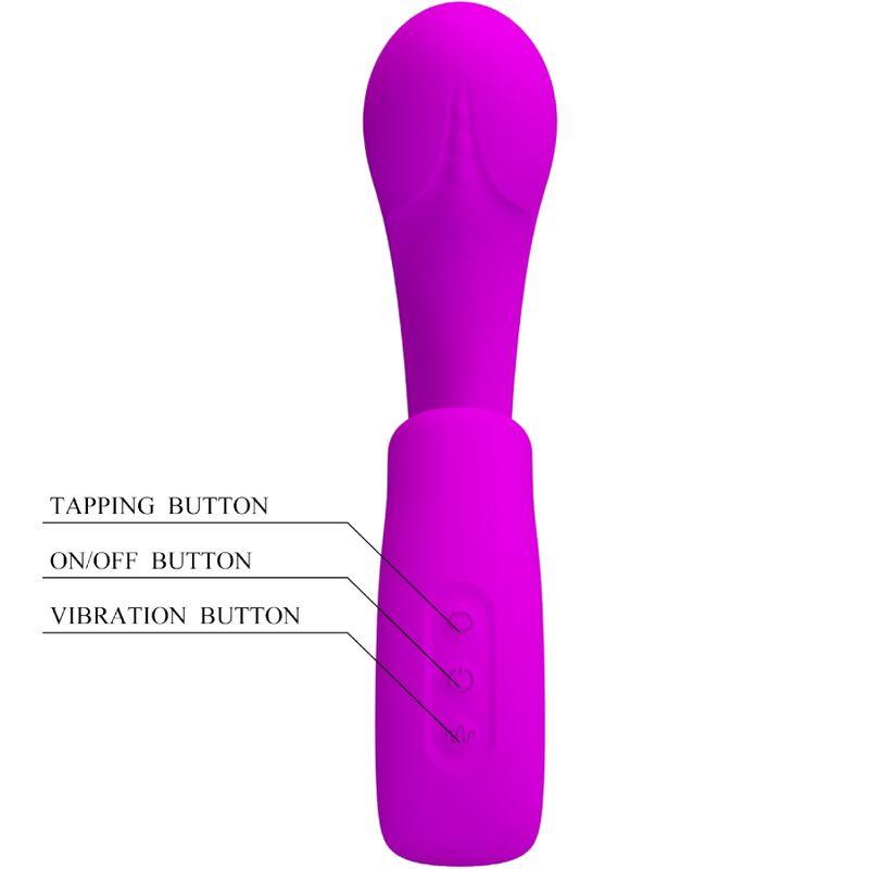 SIBEL SIBEL G-SPOT VIBRATOR + STIMULATOR KLITORISA 10 VIBRACIJA LJUBIČASTA