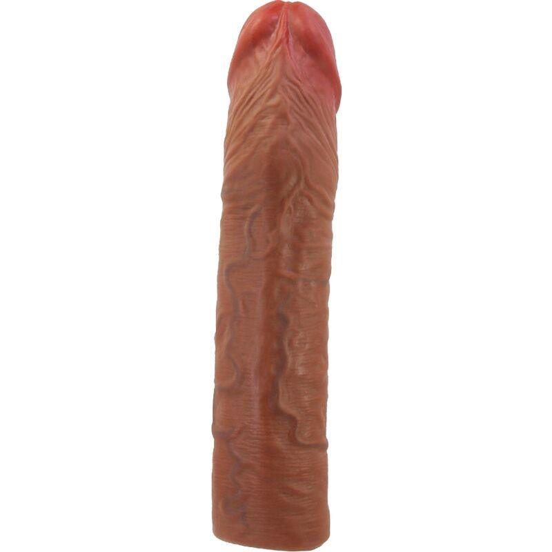 CHELSEA PENIS SLEEVE WITH 7.6 CM EXTENSION MULATTO