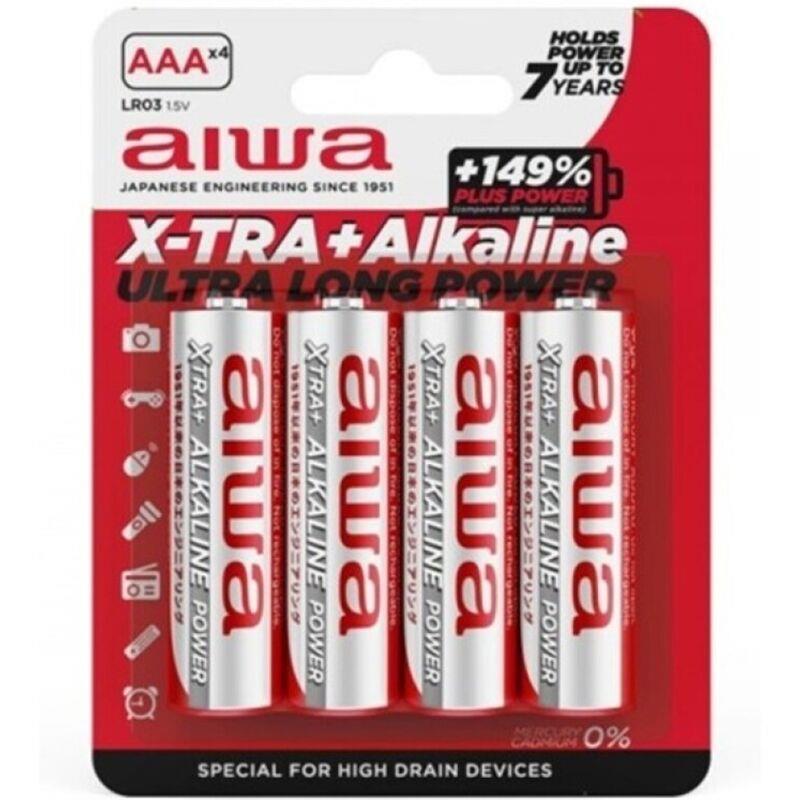 X-TRA ALKALINE AAA ALKALINE BATTERY LR03 BLISTER*4