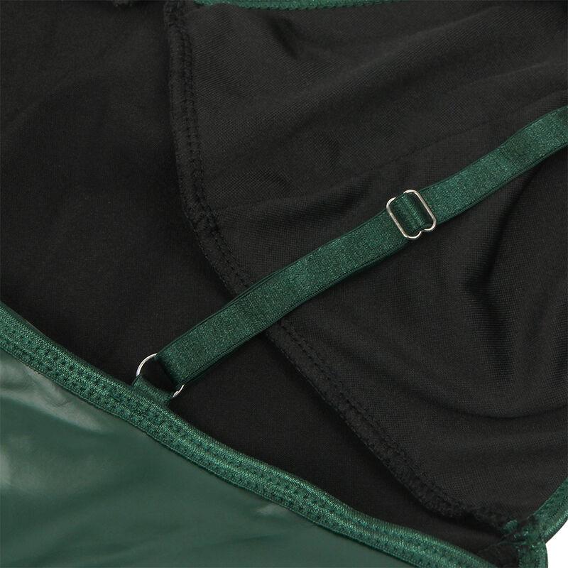 955441 DRESS WITH GREEN LEATHER STRAPS L/XL