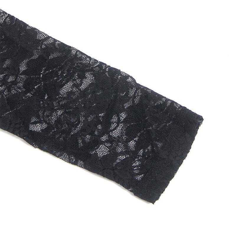 955601 DUGA HALJINA S CRNOM ČIPKOM L/XL