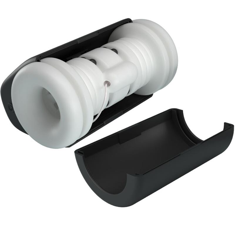 DJ GIRL MUŠKI MASTURBATOR S VIBRACIJOM 5 POSTAVKI CRNI