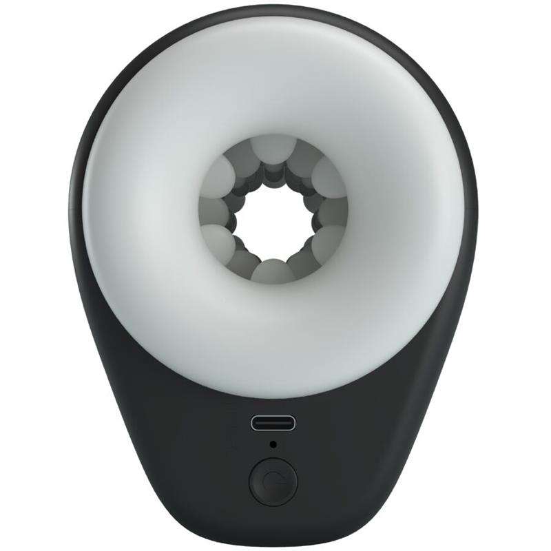 DJ GIRL MUŠKI MASTURBATOR S VIBRACIJOM 5 POSTAVKI CRNI