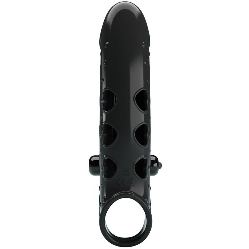 VIBRATING PENIS SLEEVE BLACK
