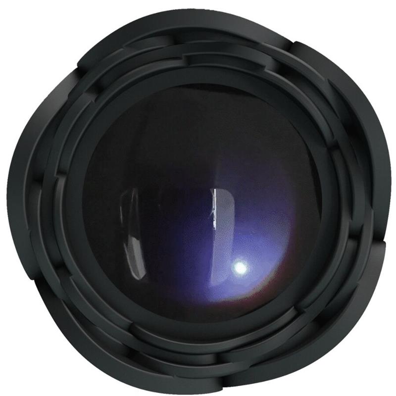 OLMAN ANAL PLUG WITH  LED LIGHT BLACK 8.8 CM