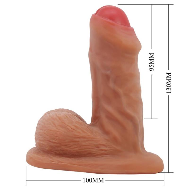 WARNELL ULTRA REALISTIČNI I ELASTIČNI DILDO 9.5 CM MULATO