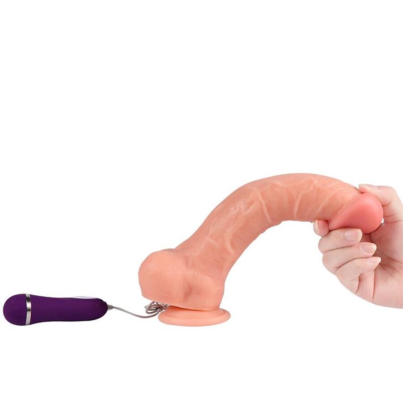 APOLO VIBRATOR DILDO Z DALJINSKIM UPRAVLJANJEM 24.5 CM