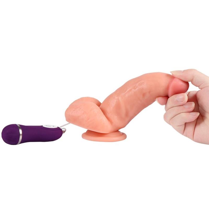 VOJNIK VIBRATOR DILDO S DALJINSKIM UPRAVLJANJEM 16 CM
