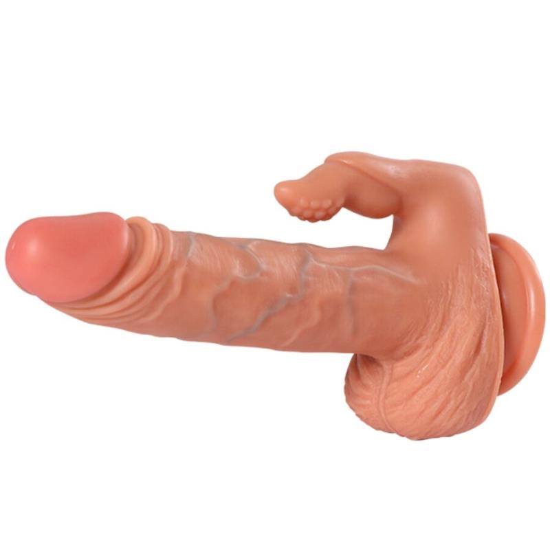 JULIAN DILDO I STIMULATOR KLITORISA S VIBRACIJOM I DALJINSKIM UPRAVLJANJEM 16 CM