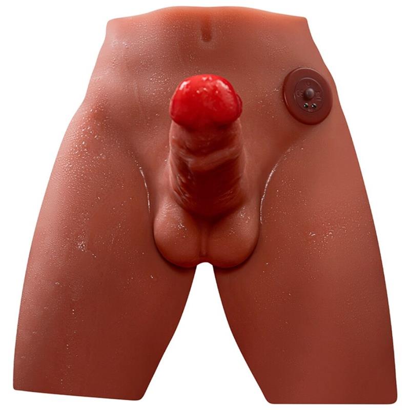 JASON REALISTIC DILDO MASTURBATOR WITH THRUSTING AND VIBRATION 17 CM