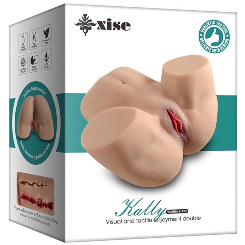 KALLY REALISTIC MULTIPOSITION VAGINA AND ANUS MASTURBATOR