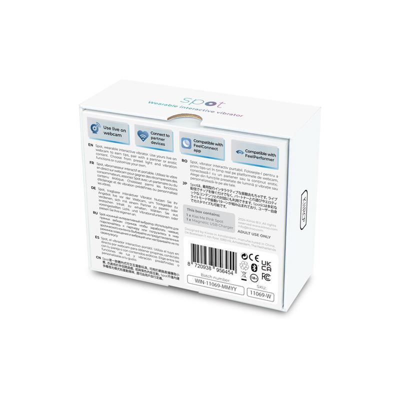 SPOT KISS ME UOBLIČENI VIBRATOR ROZA