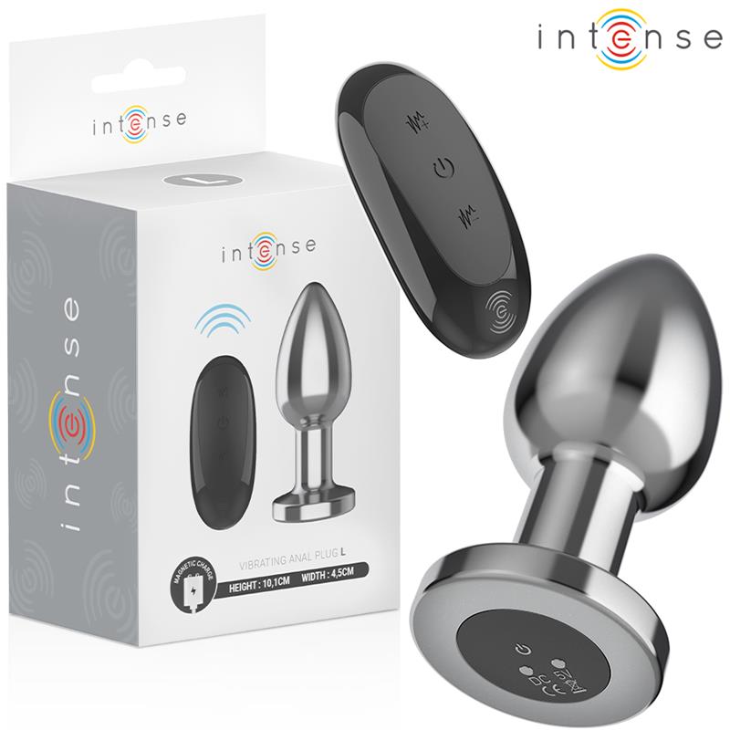 ANAL PLUG 10 VIBRACIJA METAL S DALJINSKIM UPRAVLJANJEM L